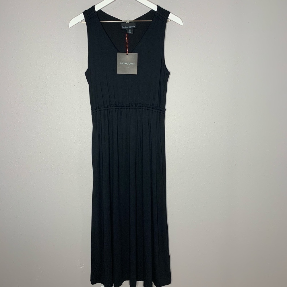 NWT Cynthia Rowley Black Sleeveless Dress